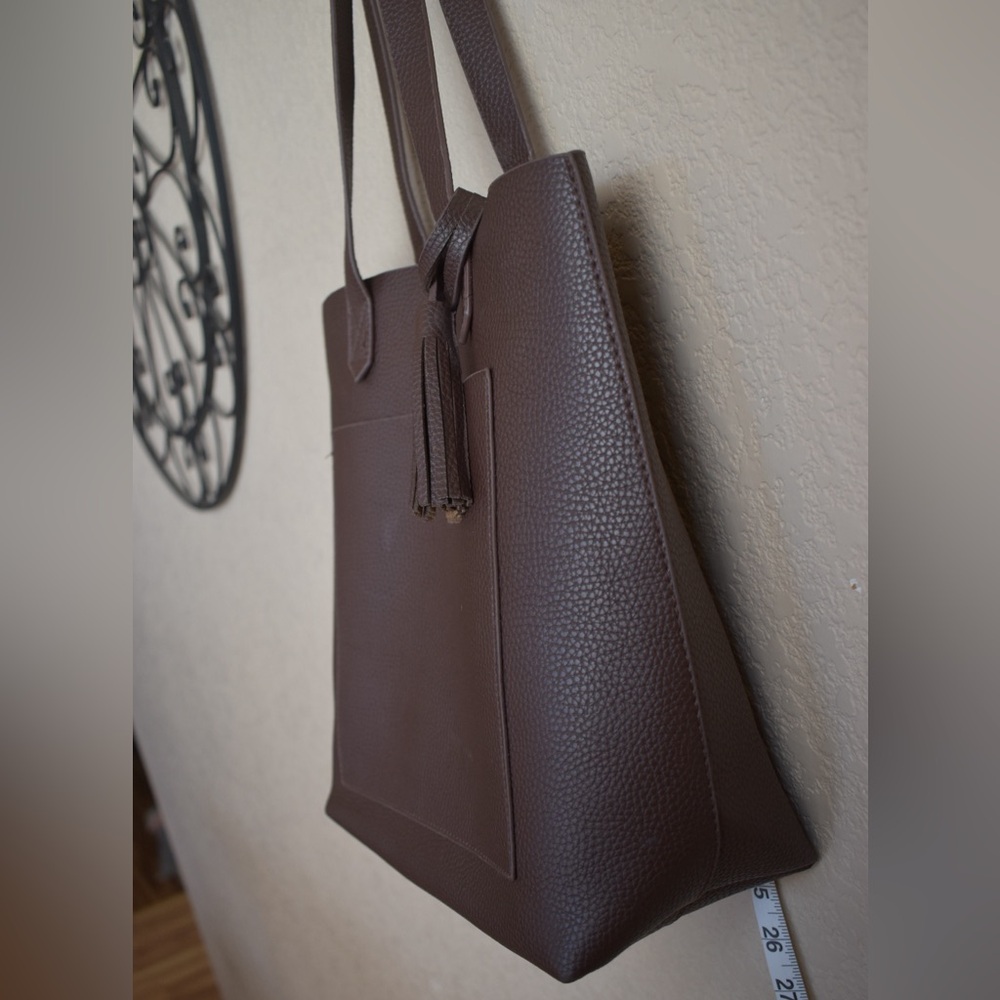 Tote Bag for Women Purses and Handbags Shoulder Bag Faux Leather Pebbled - Picture 9 of 12